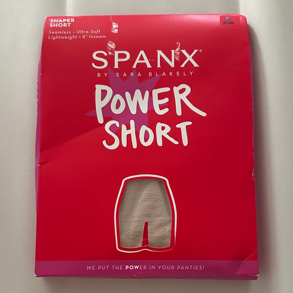 Spanx *NEW* Women's Power Short Ultra
Soft Seamless Shaper Short in Soft Nude